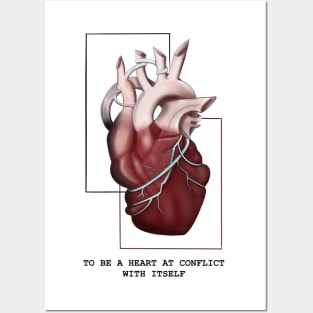 A Heart At Conflict Posters and Art